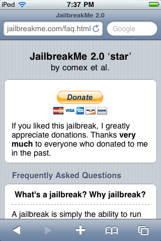 Como Realizar El Jailbreak En Tu iPod Touch Usando JailbreakMe [4.0.0]