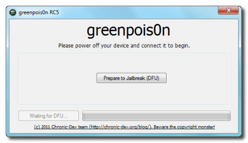 Como realizar Jailbreak en tu iPhone 3GS, iPhone 4 Usando Greenpois0n (Windows)