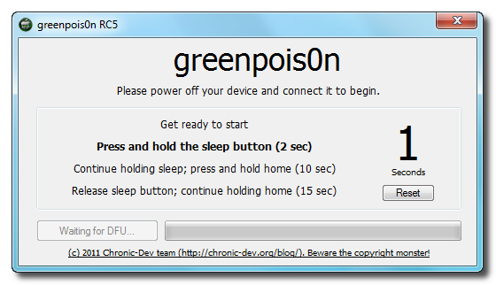 ipod touch sleep button. Continue holding sleep; press