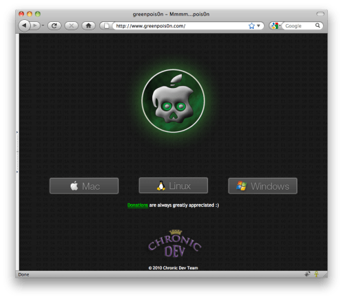 Πως να κάνετε Jailbreak στο iPhone 3GS και 4 με το Greenpois0n (Mac) [4.2.1]
