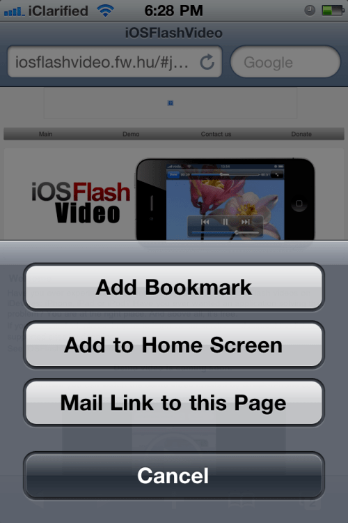 Como assistir conteúdo Flash em seu iDevice usando iOSFlashVideo