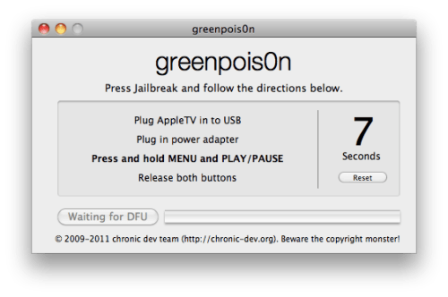 Como hacer el Jailbreak a tu Apple TV 2G utilizando Greenpois0n (Mac)