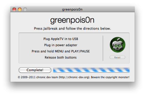 Como hacer el Jailbreak a tu Apple TV 2G utilizando Greenpois0n (Mac)