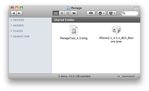 Hur Man Jailbreakar iPhone 4 Med PwnageTool (Mac) [4.3.2]