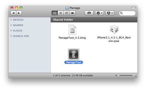 Hur Man Jailbreakar iPhone 4 Med PwnageTool (Mac) [4.3.2]