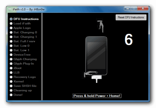 Come salvare il certificato SHSH del firmware utilizzando iFaith