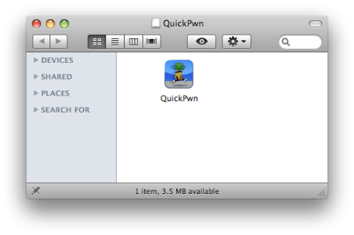 كيفية عمل جيل بريك للأيفون بإستخدام برنامج QuickPwn ( ماك ) [ تحديث2.2.1 ]