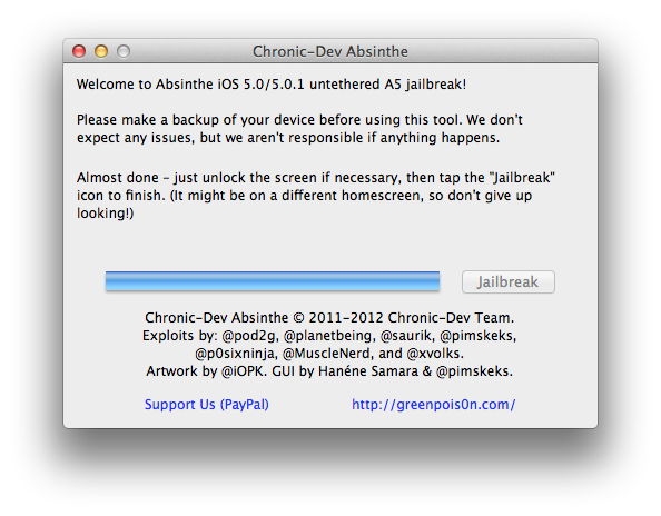 How to Jailbreak Your iPhone 4S Using Absinthe (Mac) [5.0, 5.0.1]