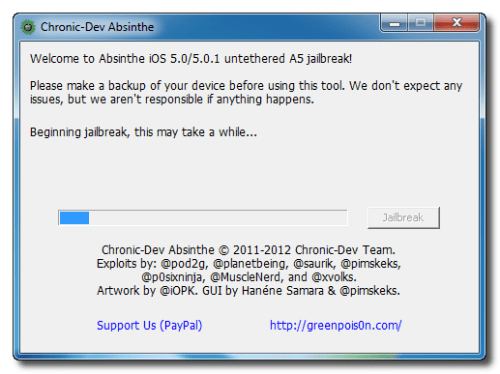 Absinthe kullanarak iPhone 4S nasıl jailbreak yapılır (Windows) [5.0, 5.0.1]