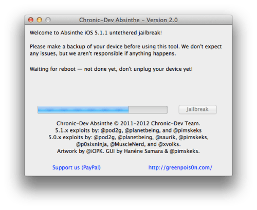 Como hacer el Jailbreak a su iPhone Usando Absinthe 2.0 (Mac) [5.1.1]