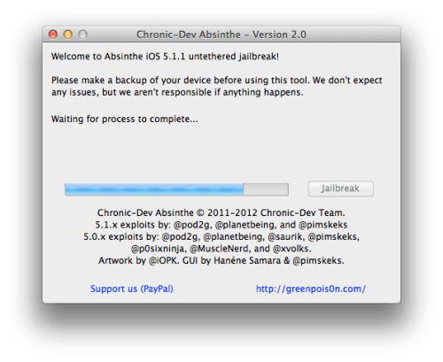 Como hacer el Jailbreak a su iPhone Usando Absinthe 2.0 (Mac) [5.1.1]