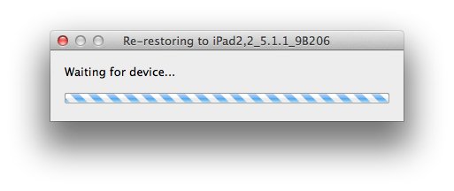 How to Re-Restore Your iPad From iOS 5.x to iOS 5.x (Mac)