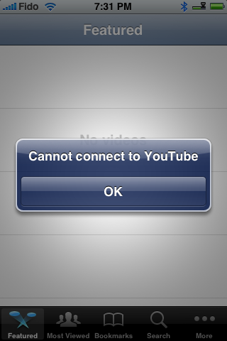 How to Fix YouTube on a 1.1.2 Unlocked iPhone