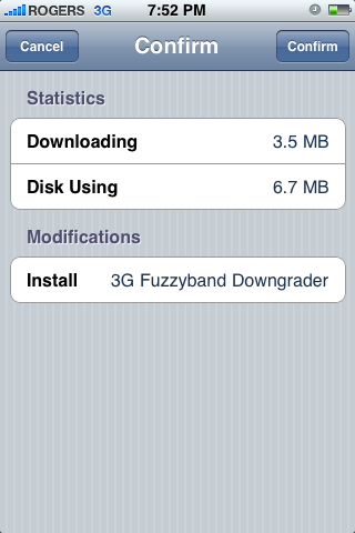 Como hacer un  &quot;Downgrade&quot;  al baseband de tu iPhone 3G usando Fuzzyband