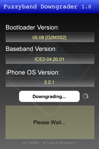 [HowTo]Fuzzybandを用いたiPhone3Gのbasebandダウングレードのやり方