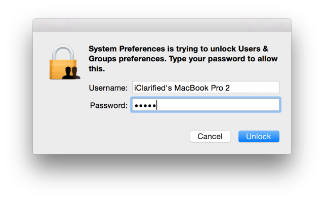 Add a New User Account in Mac OS X