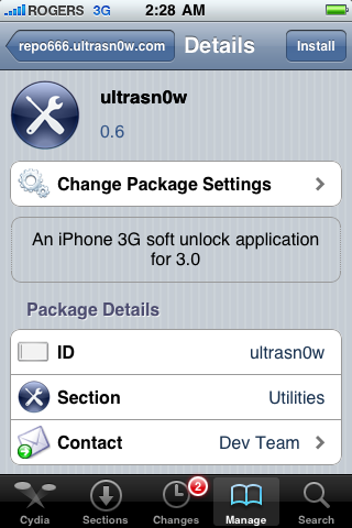 How to Unlock the iPhone 3G Using UltraSn0w