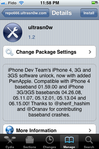 Como Desbloquiar o iPhone 4, 3GS, 3G usando o UltraSn0w