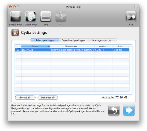 Hoe je de iPhone 3G Jailbreakt met OS 3.0 via PwnageTool (Mac)