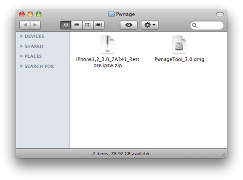 Hoe je de iPhone 3G Jailbreakt met OS 3.0 via PwnageTool (Mac)