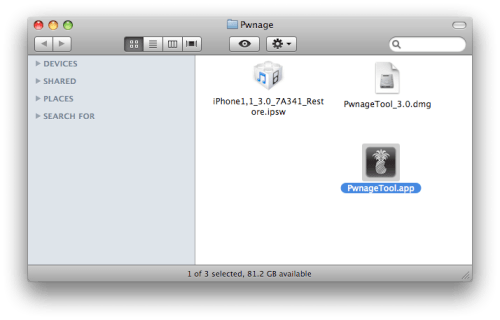 Como desbloquear/Jailbreak seu iPhone 2G com OS 3.0 usando PwnageTool (Mac)