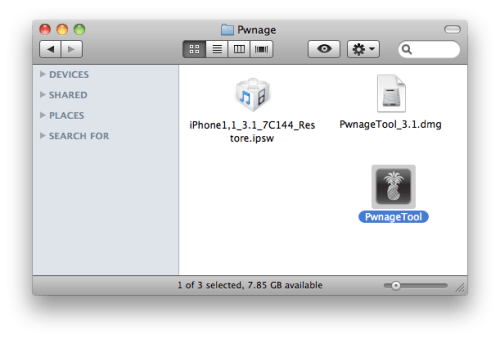 Како откључати/отворити iPhone 2G на OS 3.1 користећи PwnageTool (за Мекинтош)