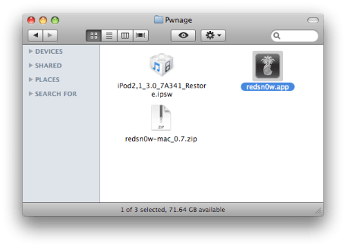 Kuinka Jailbrekata iPod Touch ohjelmistoversiolla 3.0 käyttäen RedSn0w:ia (Mac)