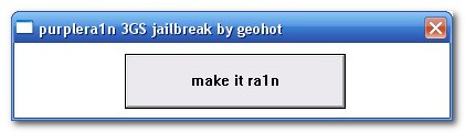 How to Jailbreak Your iPhone 3GS Using PurpleRa1n (Windows)