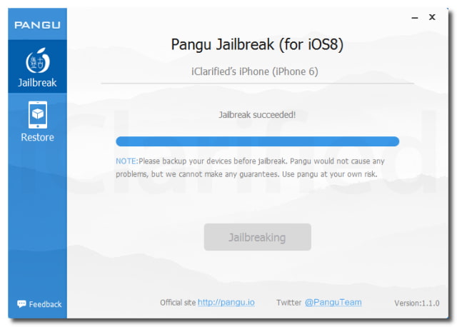 How to Jailbreak Your iPhone 6 Plus, 6, 5s, 5c, 5, 4s Using Pangu8 (Windows) [iOS 8.1]
