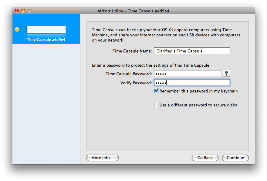 How to Install and Setup Your Time Capsule