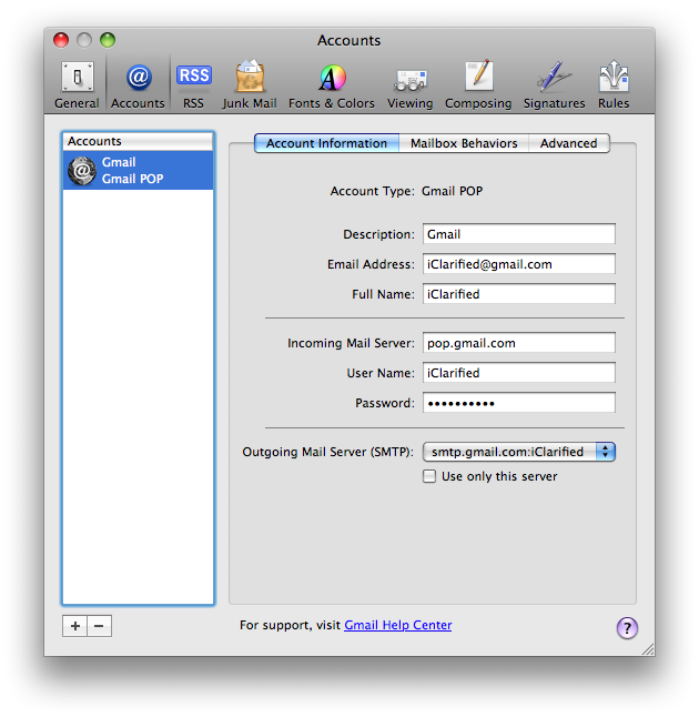 How to access Gmail through Apple Mail