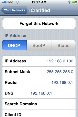 Как узнать IP-адрес Вашего iPhone
