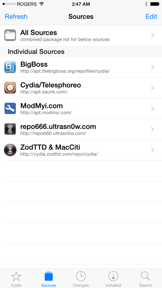 How to Add a Source Repository to Cydia