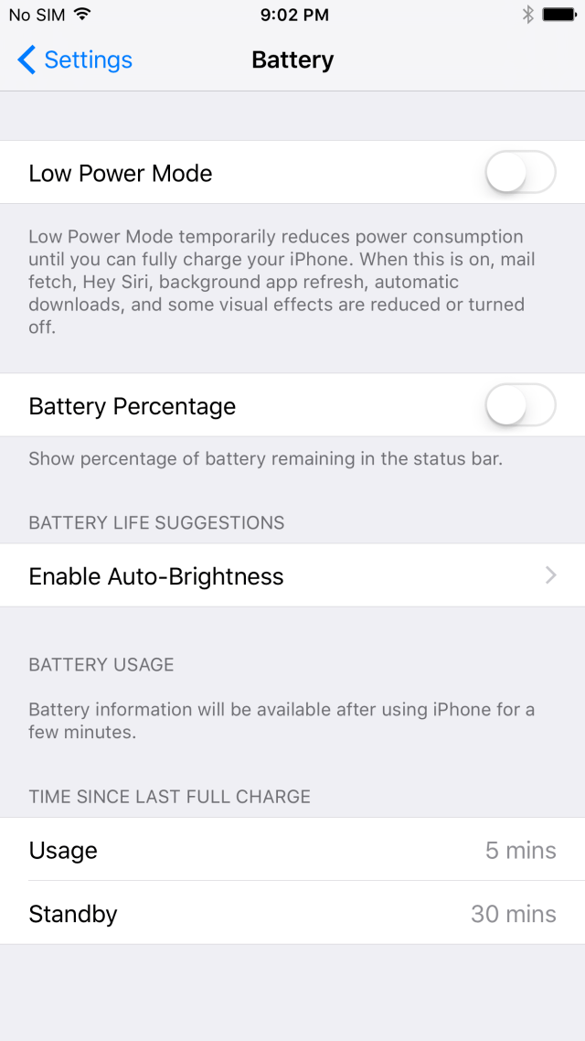 How to Enable Low Power Mode in iOS 9