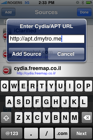 url cydia