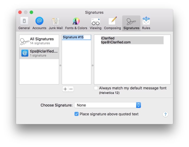 How to Create an Email Signature With a Logo in OS X Mail