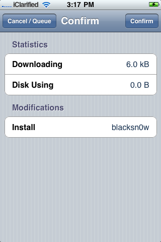 Hoe de iPhone 3G/3GS unlocken door middel van Blacksn0w