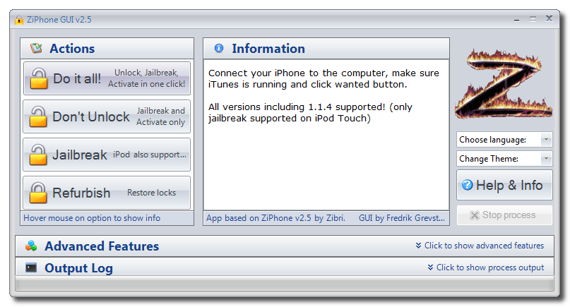 How to Unlock 1.1.2-1.1.4 iPhones with ZiPhone 2.5 GUI (Windows)