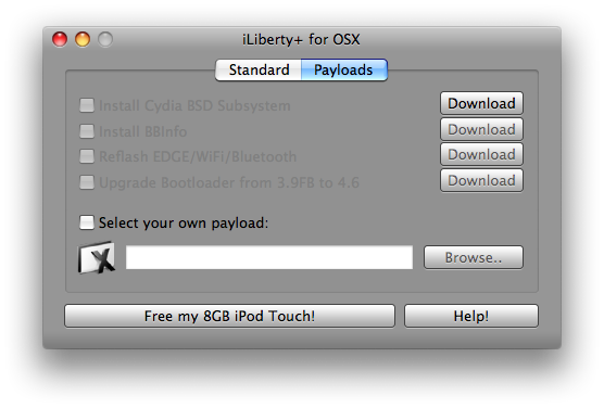 How to Jailbreak Your iPod touch With iLiberty+ (Mac)