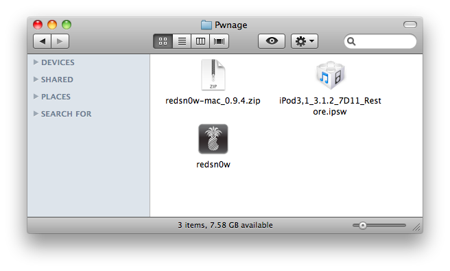 How to Jailbreak Your iPod Touch 3G Using RedSn0w (Mac) [3.1.2]