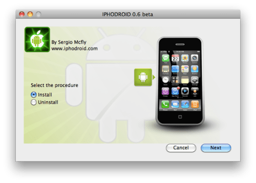 Jak zainstalować Android&#039;a na iPhone 2G, 3G [iPhoDroid]
