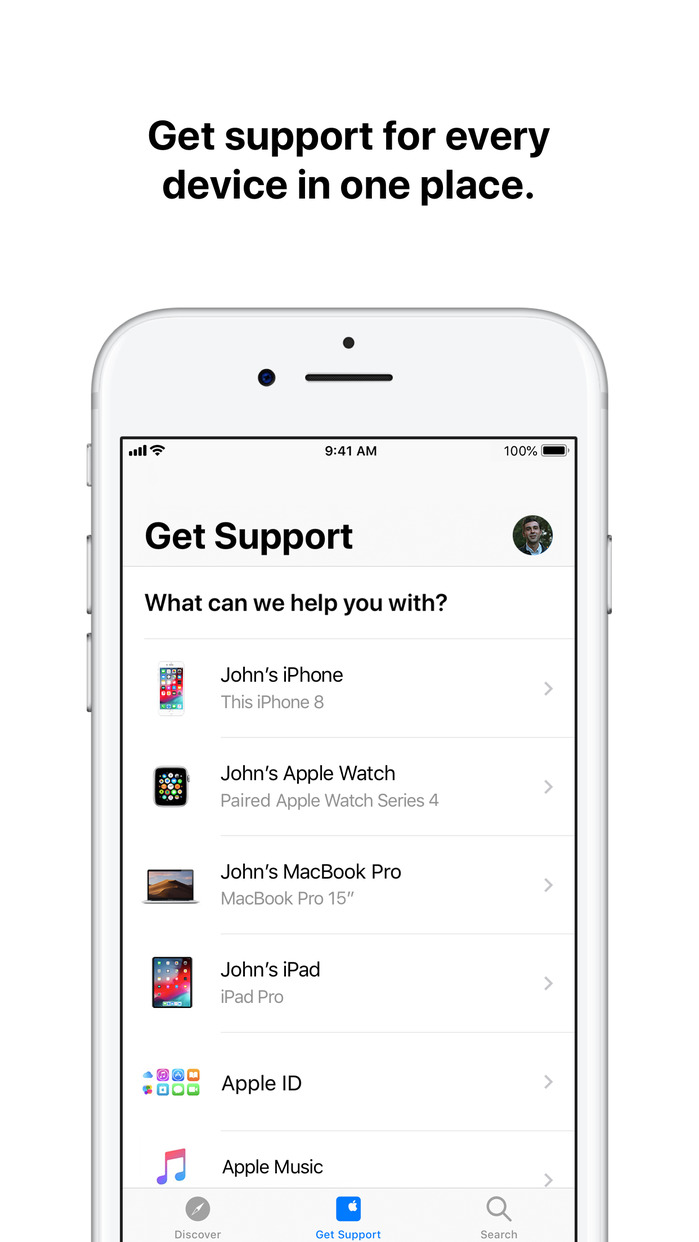 Apple Support App Updated With New Search Tab