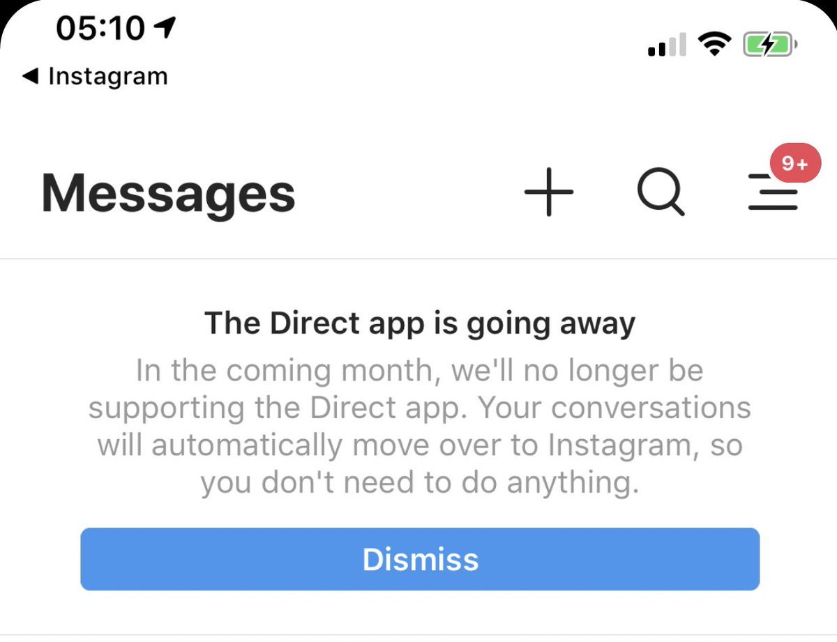 Instagram is Shutting Down Its &#039;Direct&#039; Messaging App