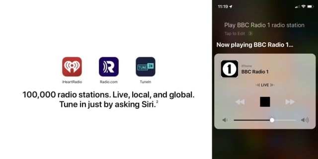 Apple Begins Rolling Out Siri Access to Over 100,000 Radio Stations on HomePod and iPhone