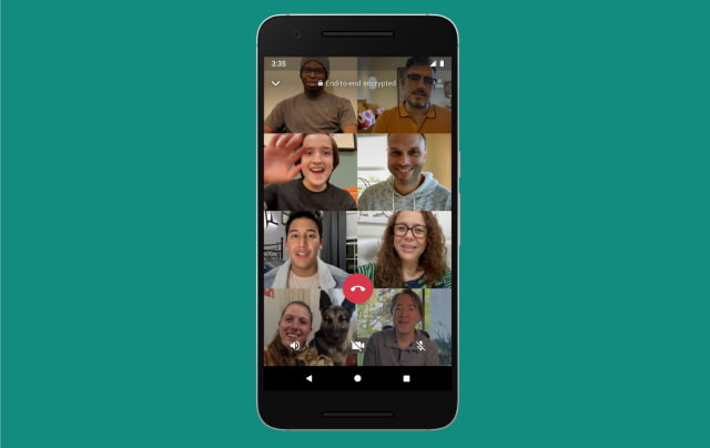 WhatsApp Now Supports Group Video Calls With Up to 8 Participants
