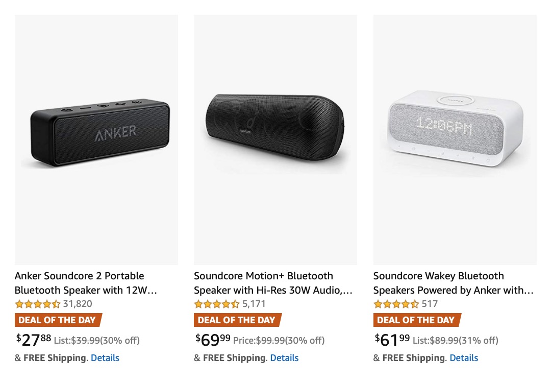 Anker Bluetooth Speakers On Sale for 30% Off [Deal of the Day]