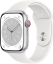 Apple Watch Series 8 (Cellular, 45mm, Silver Aluminum Case, White Sport Band S/M) - $399.99