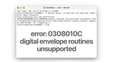 How to Fix Error 0308010C Digital Envelope Routines Unsupported