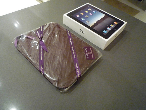 iPad Gets Coated in Chocolate for Surprise Birthday Present
