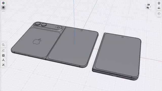 New CAD Models Allegedly Reveal Apple's Foldable iPhone Design